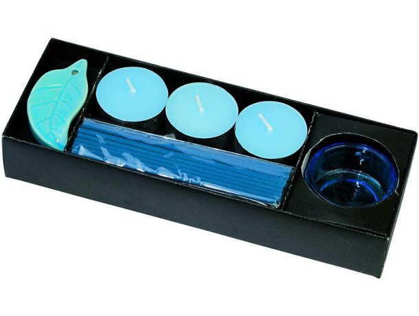 Set de aroma con velas e incienso personalizado Set de aroma con velas e incienso personalizado