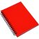 Libreta Emerot con tapas de cartón ecológico rojo