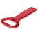 Abridor clásico de aluminio personalizado rojo