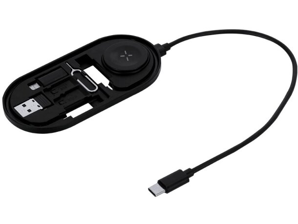 Set cables cargadores Nebrex con carga inalámbrica smartwatch detalle 4