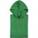 Sudadera de poliester con capucha verde