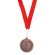 Medalla con cinta rojo/bronce