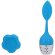 Infusor de té Ponar acero inoxidable y silicona Azul claro