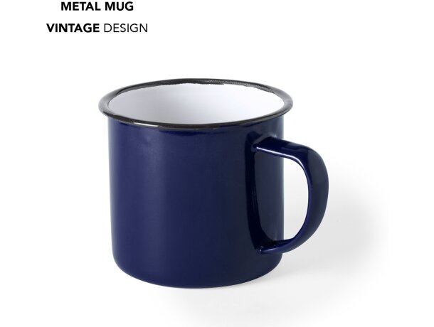 Taza metalica modelo Wilem de colores