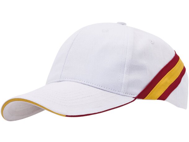 Gorra Iberia blanca con detalles nacionales