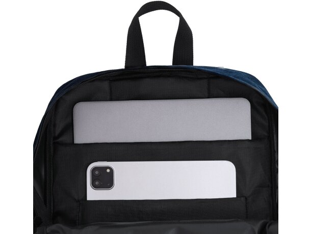 Mochila Necco en poliéster reciclado RPET con compartimento detalle 4
