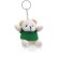 Llavero peluche de osito Verde