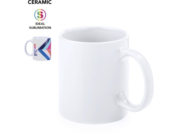 Taza Bornel de cerámica barata para personalizar en sublimacion personalizada