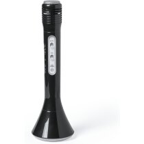 Altavoz y micrófono con luz LED barato negro