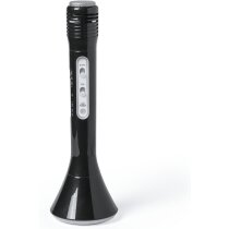 Altavoz y micrófono con luz LED barato negro Altavoz y micrófono con luz LED barato negro