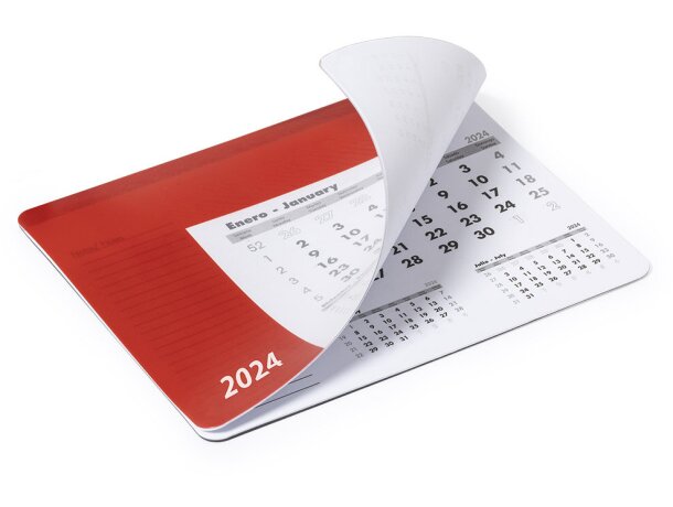 Alfombrilla con calendario con logo