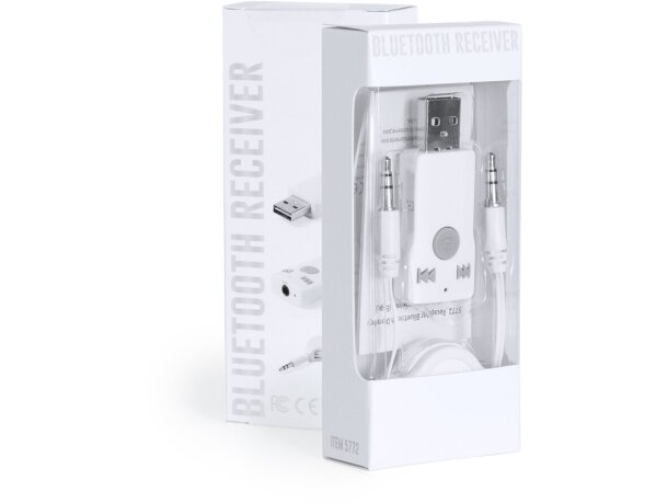 Receptor Bluetooth Domky economico blanco