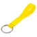 Llavero alargado silicona y metal Amarillo
