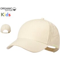 Gorras infantiles baratas color natural algodón orgánico