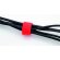 Cinta recogecables de escritorio roja