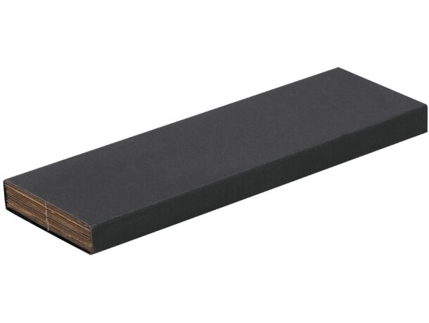 Set Yonder bolígrafo y roller aluminio reciclado negro mate detalle 3