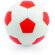 Balón de polipiel y pvc personalizado rojo
