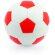 Balón Delko de polipiel y pvc personalizado rojo
