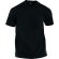 Camiseta tallas adulto 135 gr color negra barata
