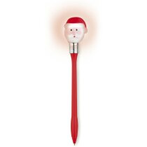 Bolígrafo con luz de papá noel Bolígrafo con luz de papá noel