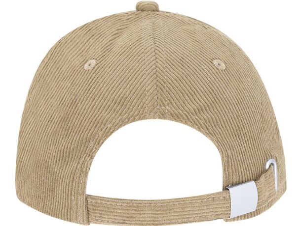 Gorra Dispart de poliéster con efecto pana y cierre ajustable detalle 3