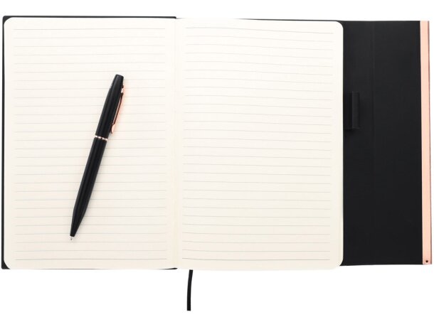 Set Kassex bloc de notas y bolígrafo con materiales reciclados detalle 4