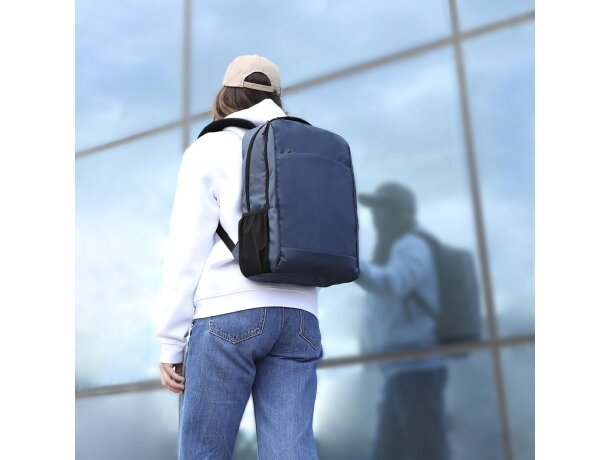 Mochila Galix acolchada para portátil 15'' con cinta trolley detalle 2