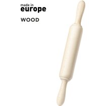 Rodillo Lenon madera natural con mangos ergonómicos