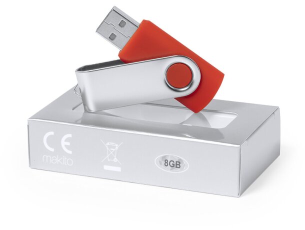 USB 8GB personalizado con mosquetón para actividades externas Yeskal