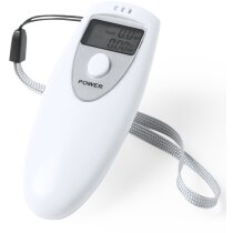 Alcoholímetro Gamp portátil con pantalla LCD blanco