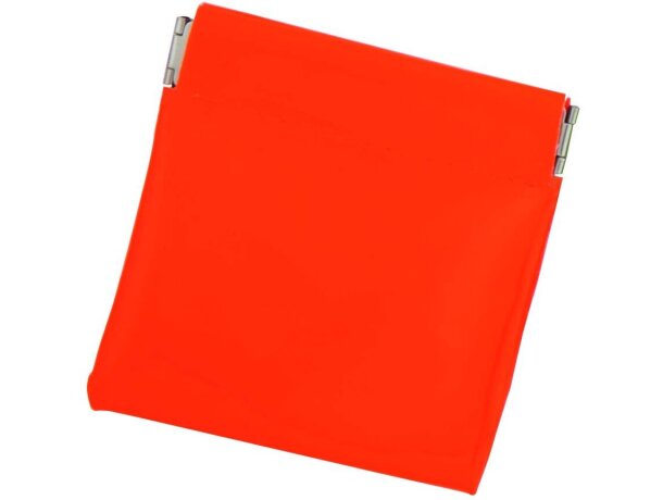 Monedero en colores fluor con sistema clic clac personalizado Monedero en colores fluor con sistema clic clac personalizado