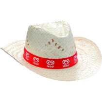 Sombrero de paja clarita personalizado