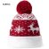 Gorro navidad acrílico rojo pompón festivo Elenix