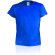 Camiseta Hecom de niño 135 gr color con logo azul