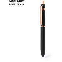 Bolígrafo Lance aluminio cobre con clip metálico