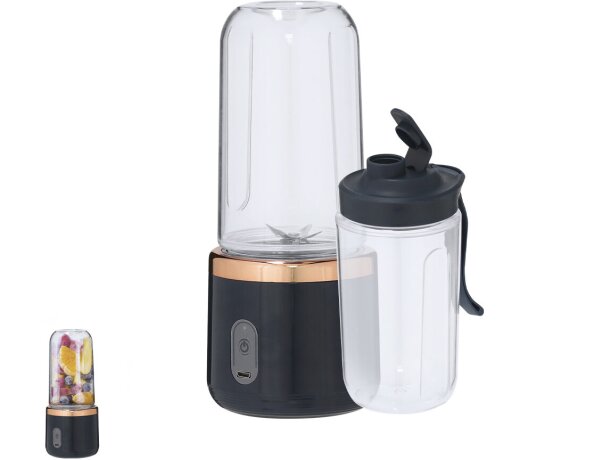 Licuadora portátil Kalact con batería recargable y dos vasos detalle 1