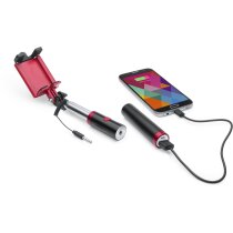 Palo selfie y power bank grabado