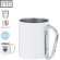 Taza de acero inoxidable Beesbur con mosquetón
