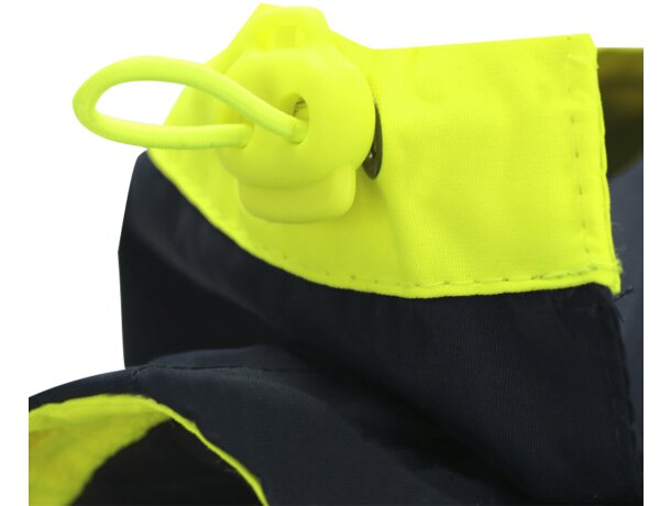 Parka de alta visibilidad Rauric con bandas reflectantes detalle 5