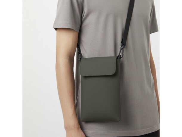 Portatodo Kryan en PU con cierre de velcro y mosquetones detalle 6