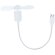 Ventilador USB tipo C Winsord flexible para dispositivos Blanco