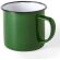 Taza metalica modelo Wilem de colores verde