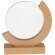 Placa trofeo Xiflex en cristal con base de madera natural Natural