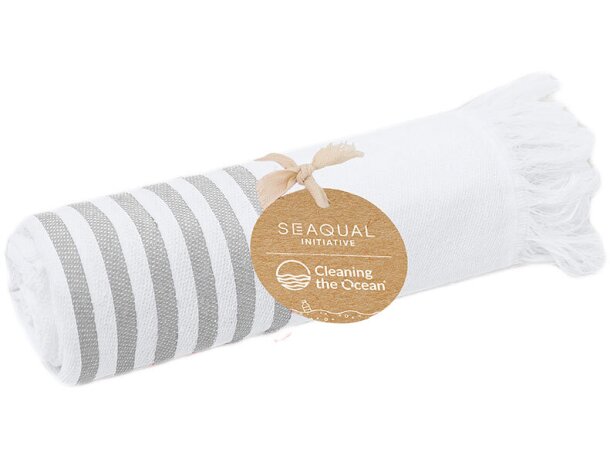 Pareo toalla Tirling algodón reciclado SEAQUAL sostenible detalle 1