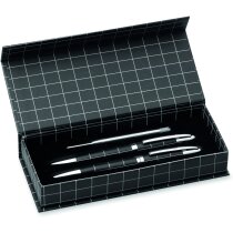 Set elegante de roller y bolígrafo economico Set elegante de roller y bolígrafo economico