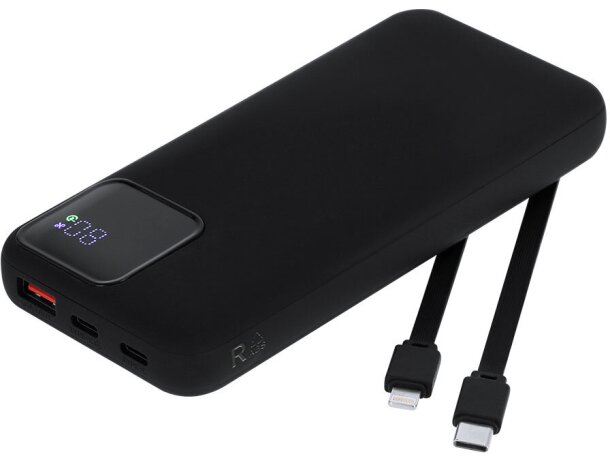 Power bank Fatuox 10000 mAh en ABS reciclado con carga rápida detalle 7