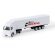 Camión tráiler de caja blanca para logo Truck detalle 1