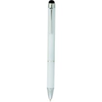 Bolígrafo con puntero en aluminio en varios colores personalizado blanco Bolígrafo con puntero en aluminio en varios colores personalizado blanco