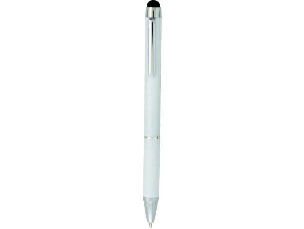 Bolígrafo con puntero en aluminio en varios colores personalizado blanco Bolígrafo con puntero en aluminio en varios colores personalizado blanco