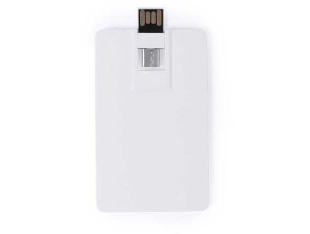 Memoria USB 16GB para publicidad compacta Milen personalizado blanco
